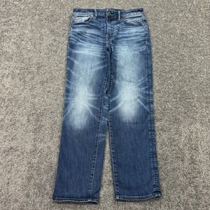 American Eagle Jeans Mens 29x30 Blue Original Straight Airflex+ Temp Tech City